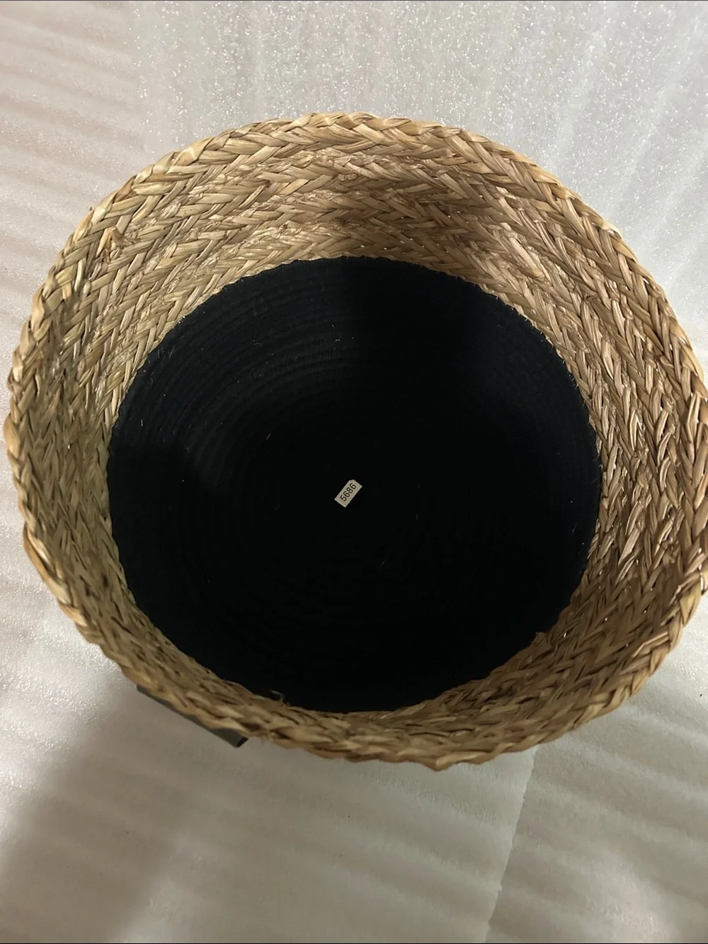 Threshold Mat Grass Poly-Cotton Rope 13” L x 13” W x 8” H Two tone basket